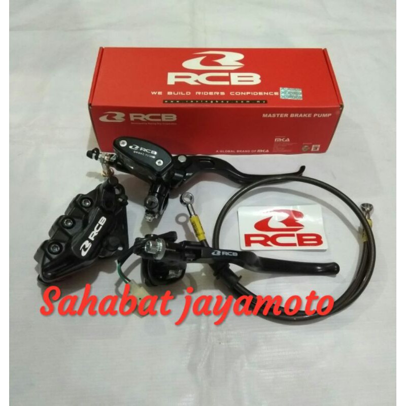 Paket Master Rem RCB 1Set Kaliper Depan RCB Selang Rem Depan R15 V3