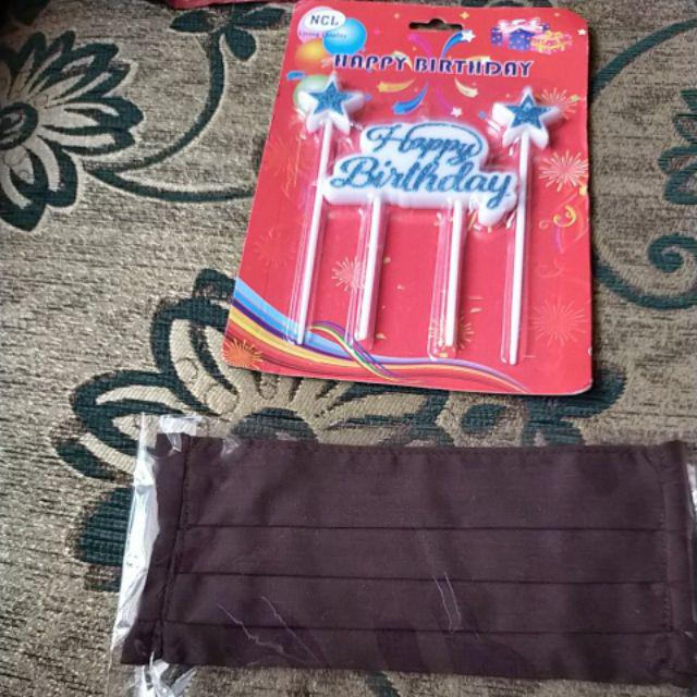 Lilin Ulangtahun/happy Birthday Glitter (isi 3pcs)