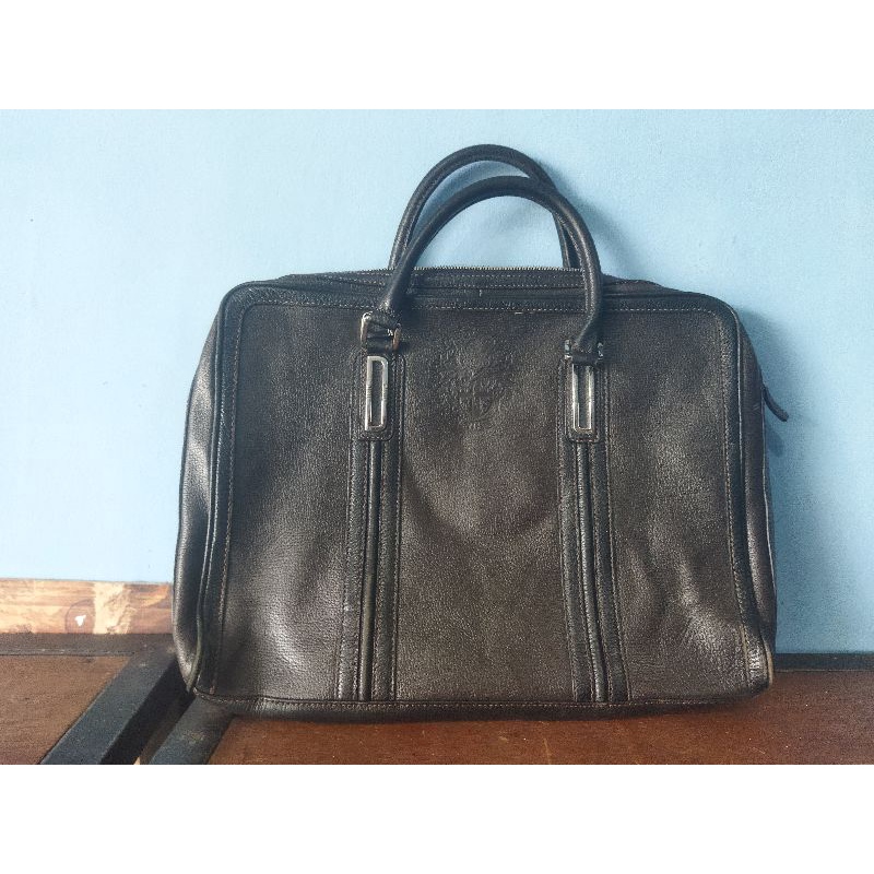 Tas laptop merk DAKS original kulit asli