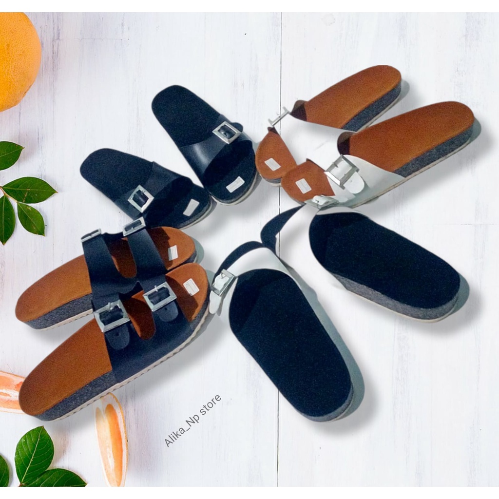 Alikanpstore / Sandal wanita terbaru 2021 - Sandal Sendal Selop Slop Wanita Terbaru Sandal puyuh
