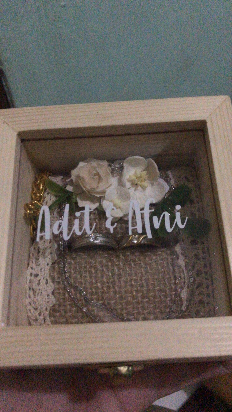 Kotak Cincin Kayu . Kotak Mahar . Ring Bearer . Kotak Cincin Terrarium . Mahar . Seserahan