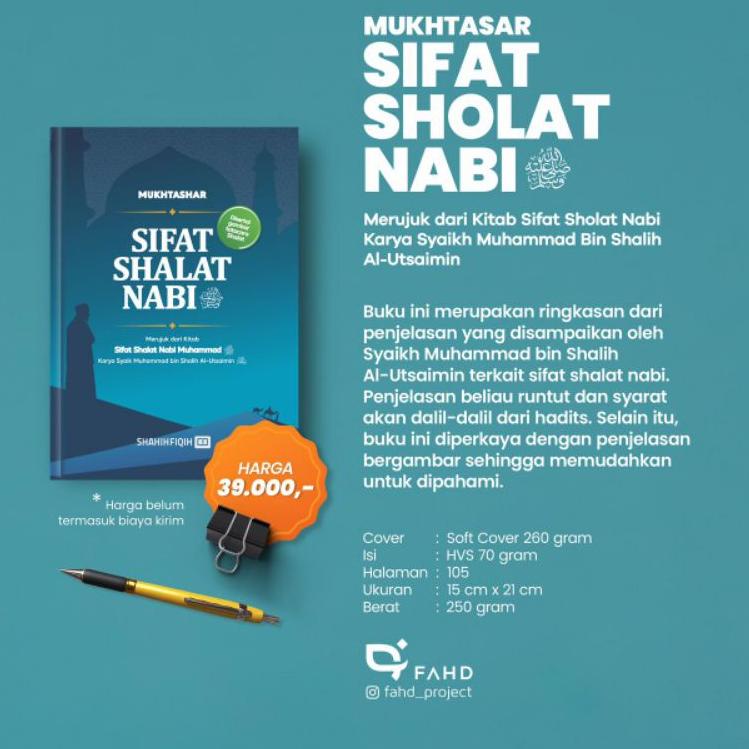 Harga Murah.. sifat sholat nabi (syaikh utsaimin)