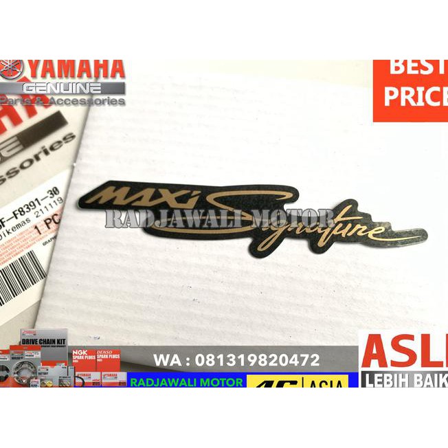 Xrb6 Sticker Logo Yamaha Maxi Signature Nmax , Lexi Asli Original Yamaha U2Ds