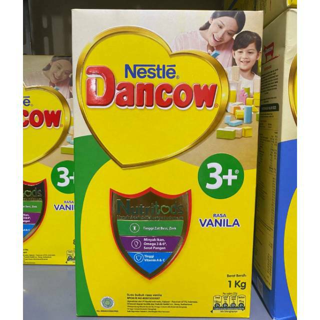 Dancow 3+ Vanila 1kg - Rasa Vanilla 1000g 1000gr