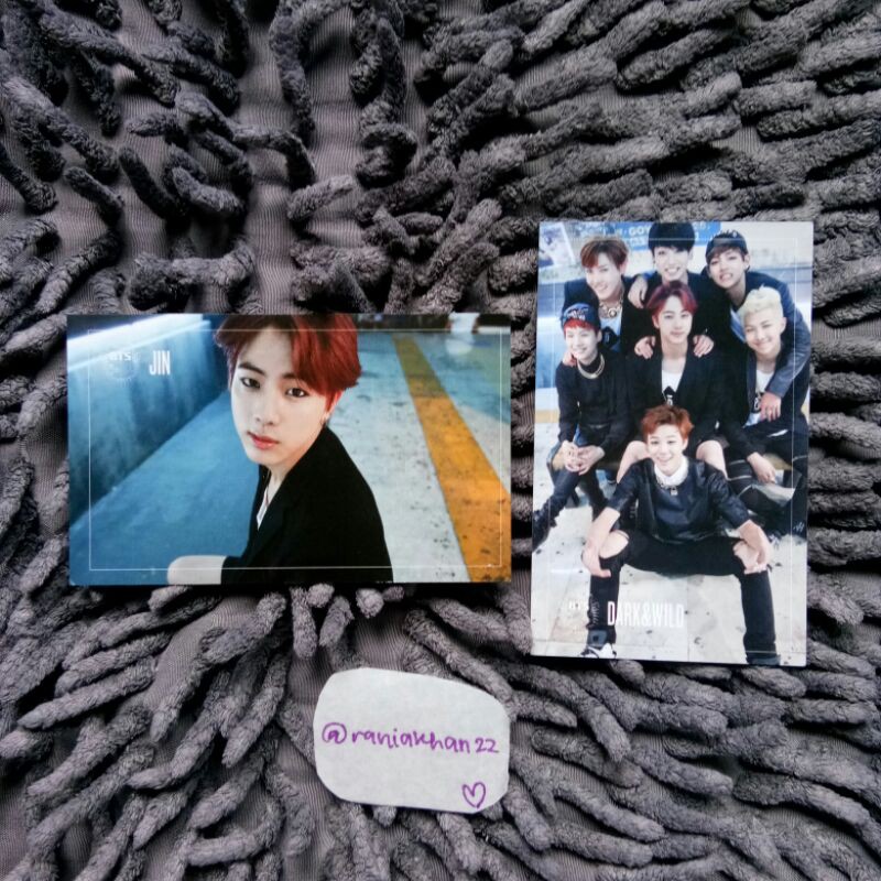 (OFFICIAL) PHOTOCARD JIN & GRUP DNW