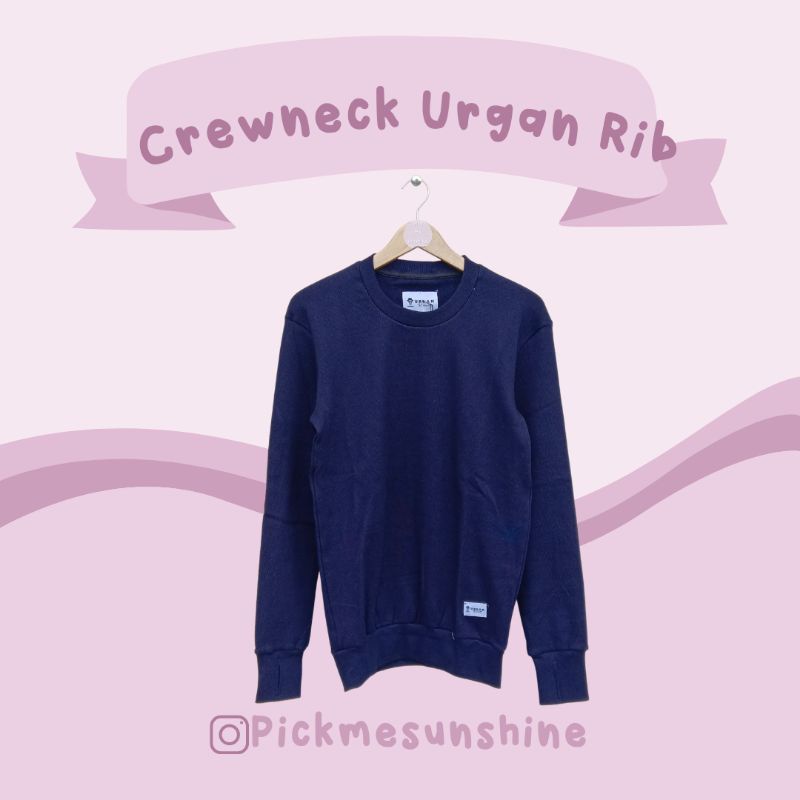 SWEATER URGAN / CREWNECK URGAN / SWEATER RIB / CREWNECK RIB