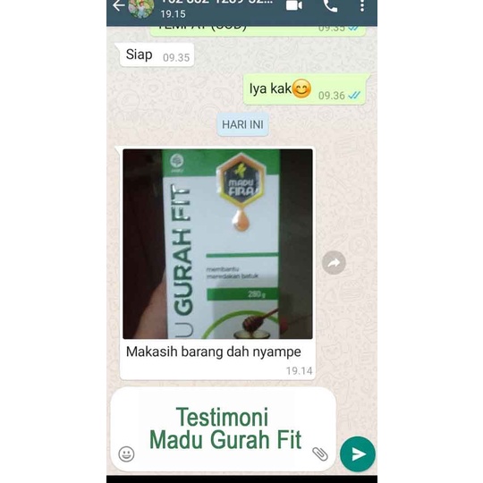 [Bisa COD] MADU GURAH FIT ASLI ORIGINAL GURAHFIT MADU Untuk Bronkitis, Radang Tenggorokan, Batuk dll | Madu GURAH FIT Asli Original