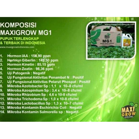 LJT Pupuk Cair Hayati MaxiGrow MG1