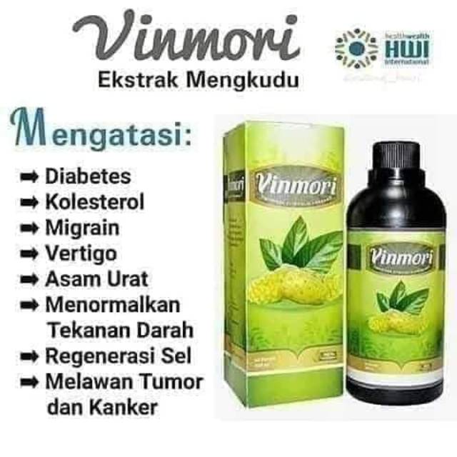 

Vinmory HWI dari sari buah mengkudu