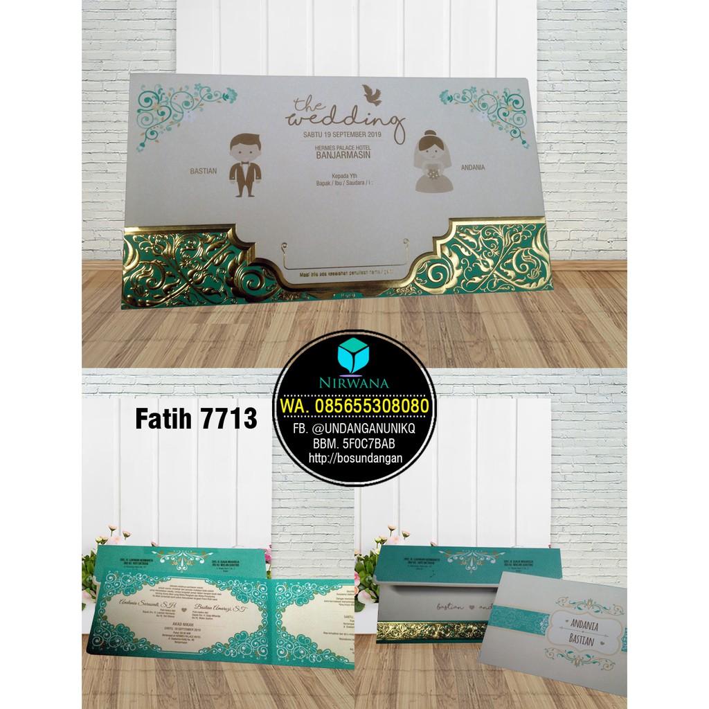 Blangko Kosong | Amplop | Fatih 7713 | Fatih 7714 | Undangan Kosongan Fatih
