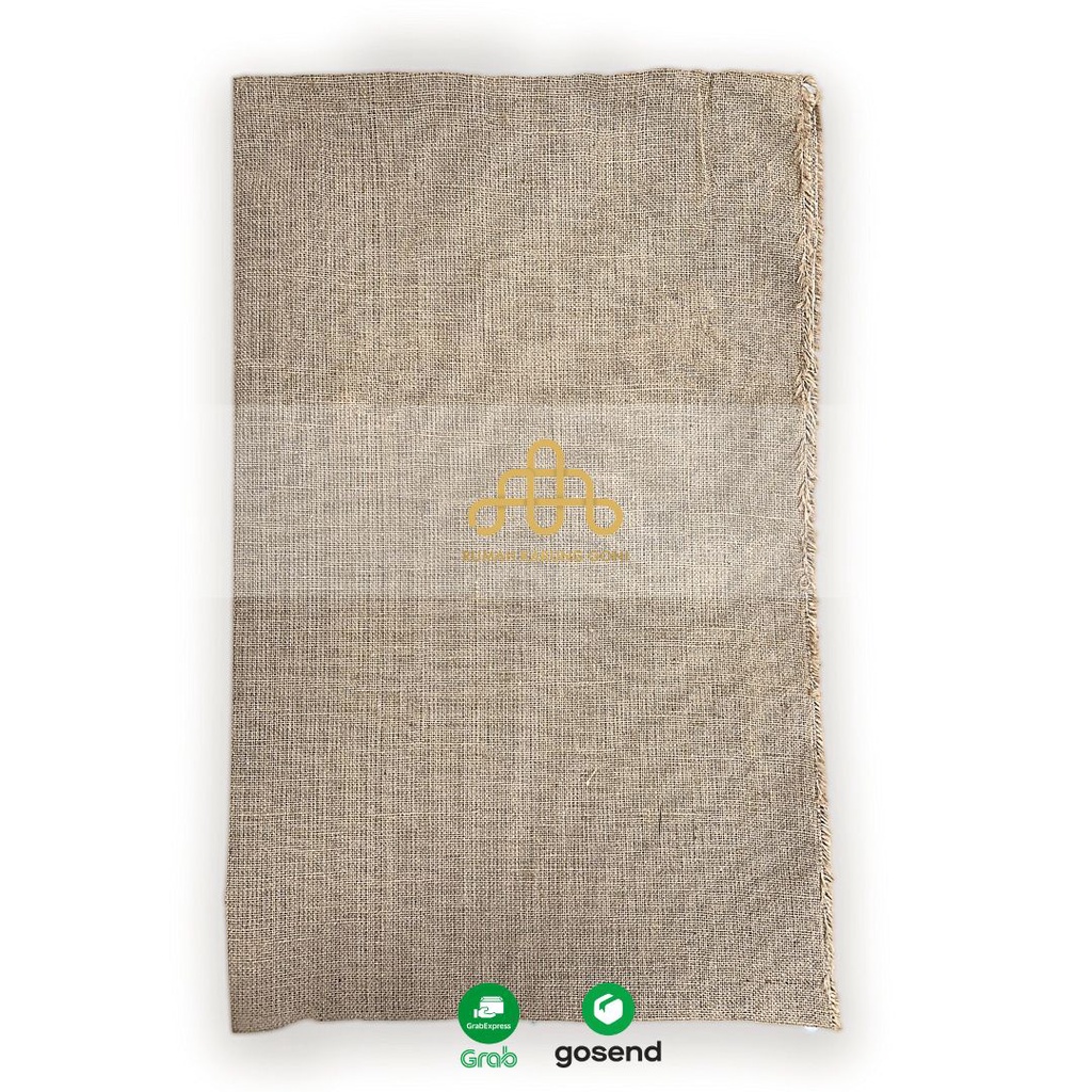 Kain Goni Coating Hessian 1yard x 115cm Kain Goni Coated Meteran Kain Karung Goni Water Resistant