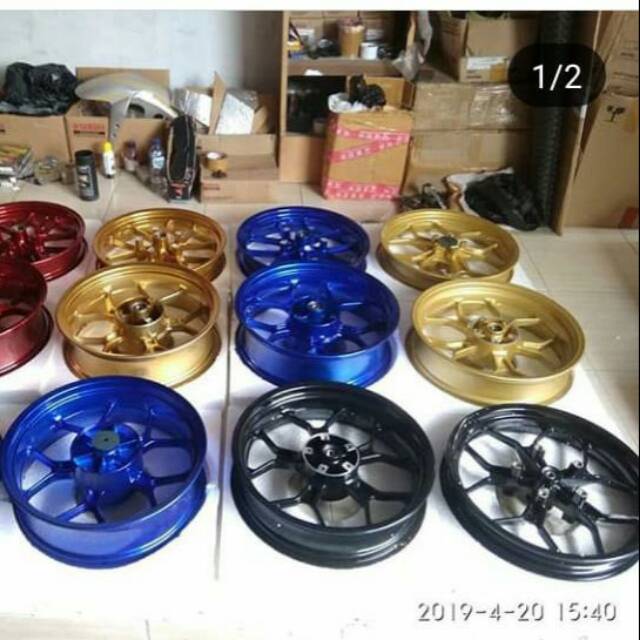 Velg Vixion Vrossi Lebar 4.5 Velg lebar Vixion Vrossi velg lebar R15  vrossi Velg lebar cbr cb 150
