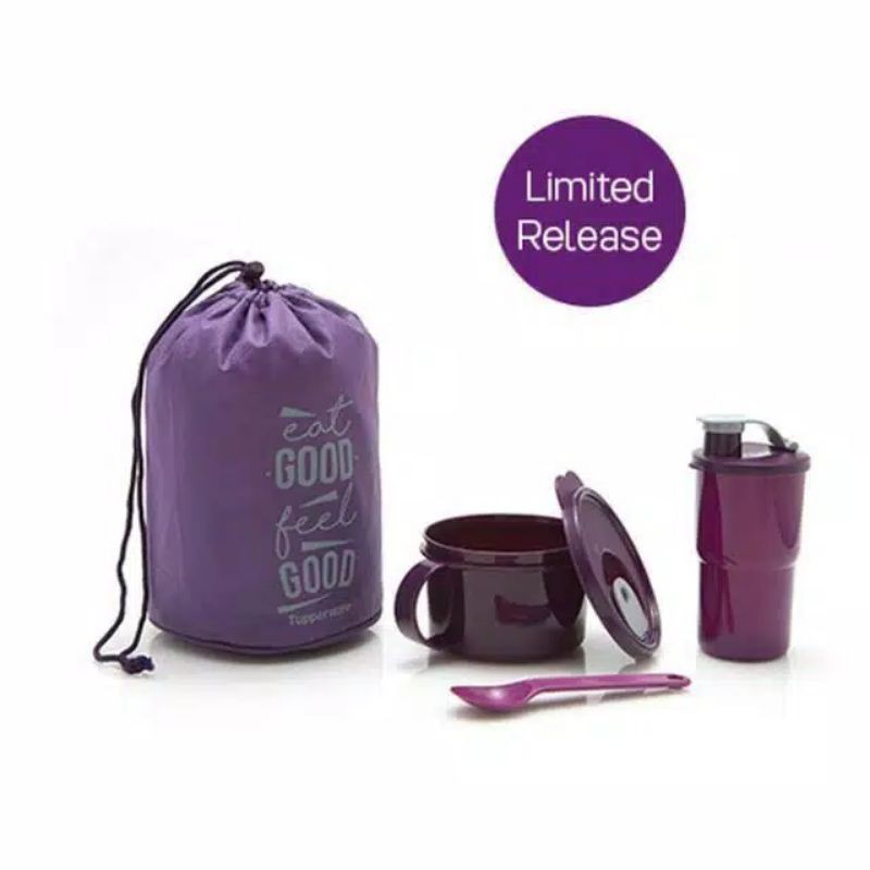 Bawa bekal red purple blush / Ramadhan set