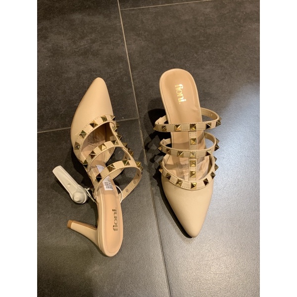 Fioni fashion Dress Nude payless heels 7cm