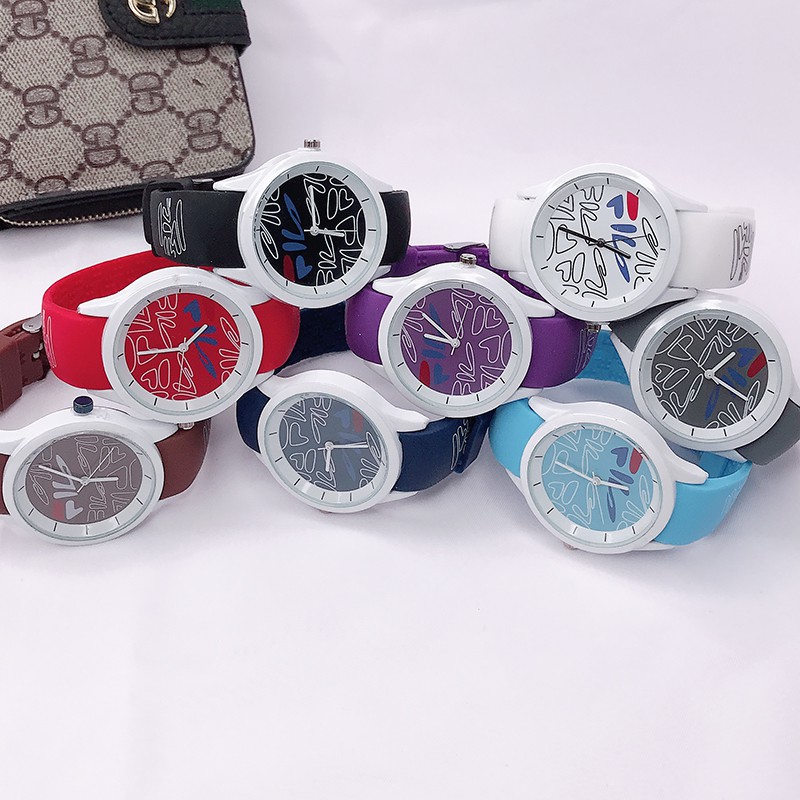 JAM TANGAN FASHION WANITA JAM MURAH  JAM JAM SHSHD JAM TALI SILIKON W45