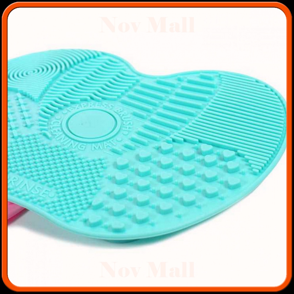 Rinse Pembersih Kuas Make Up Silicone Pad