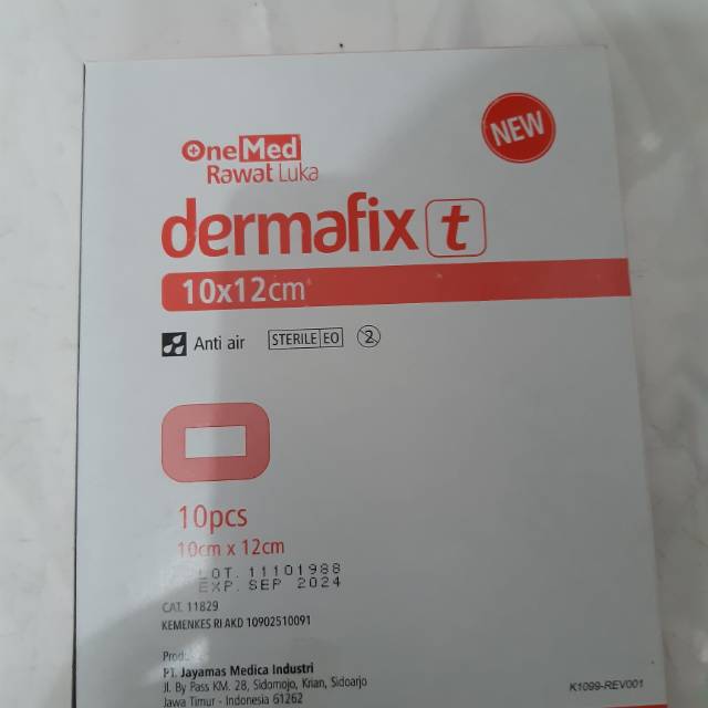 ONEMED Dermafix T 10 x 12cm  / Plester rawat luka anti air / Dermafix / Onemed / Dermafix 10 x 12