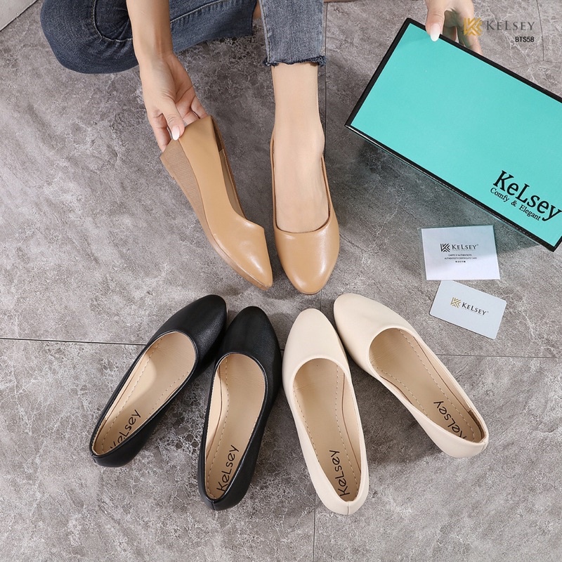 NICOLE SEPATU FLAT WANITA KELSEY BTS58