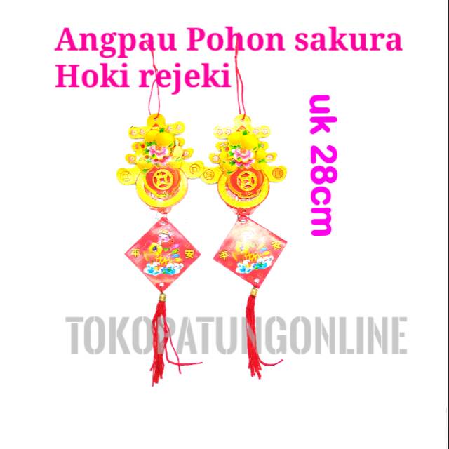 Angpau Pohon Sakura Hoki Rejeki