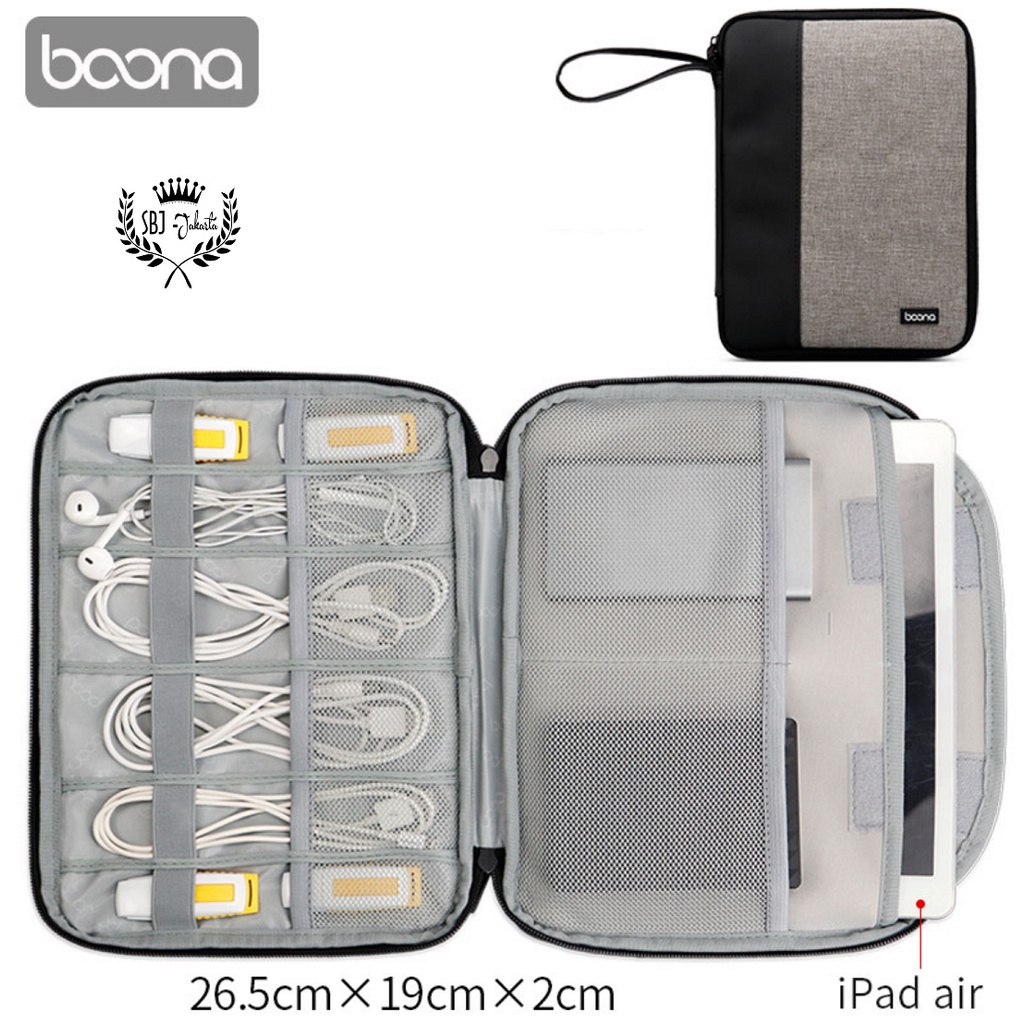 Dompet Gadget BAONA D007 Tas gadget Organizer multifungsi HP Tablet ipad air