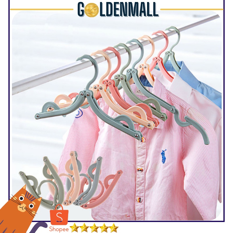 GM108 COD Gantungan Hanger Lipat Portable Travel Murah Hanger Baju Pakaian Import SerbaGuna