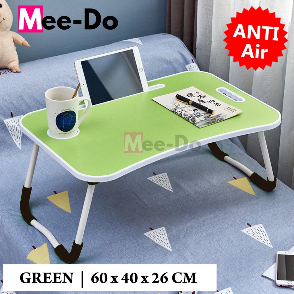 MEE DO Meja Lipat Laptop Belajar Anak Serbaguna Folding Table-MBL01 - Green