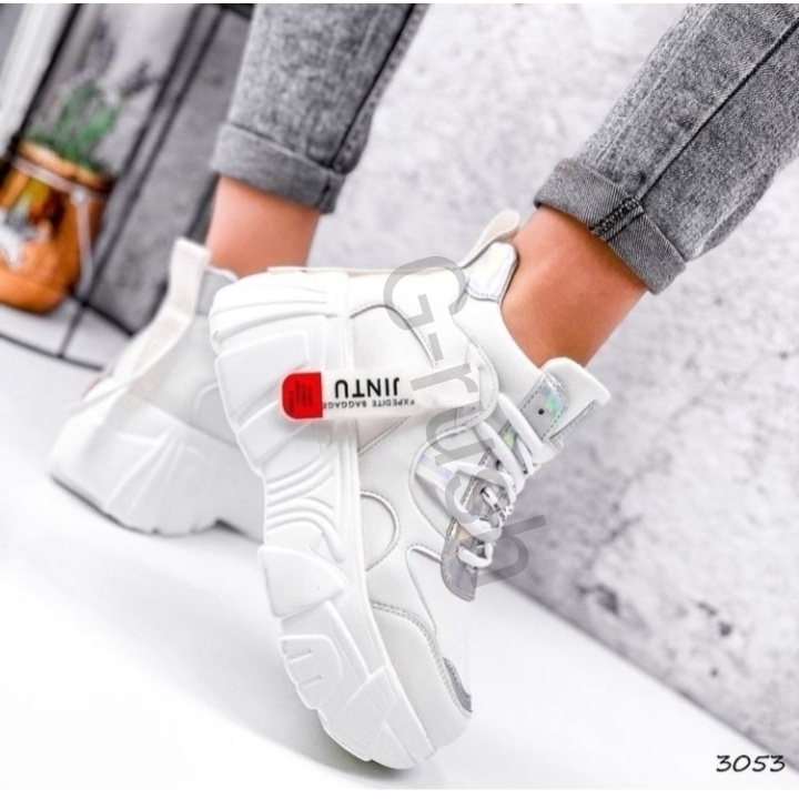 [G-RUSH] - SEPATU WANITA SNEAKERS PEREMPUAN BOOT FASHION JIN-TU RD02