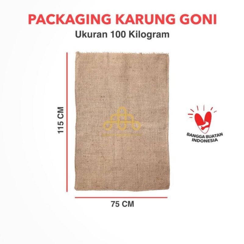 Karung Goni JUMBO 100kg 50kg 25kg | Kantong Burlap Bekas Second Preloved | Wadah Serabut Besar Serbaguna Barang Berat