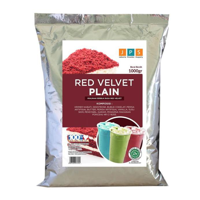 

BUBUK MINUMAN 1 KG RED VELVET JPS PLAIN TANPA GULA