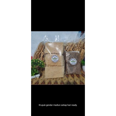 

kerupuk gendar mentah