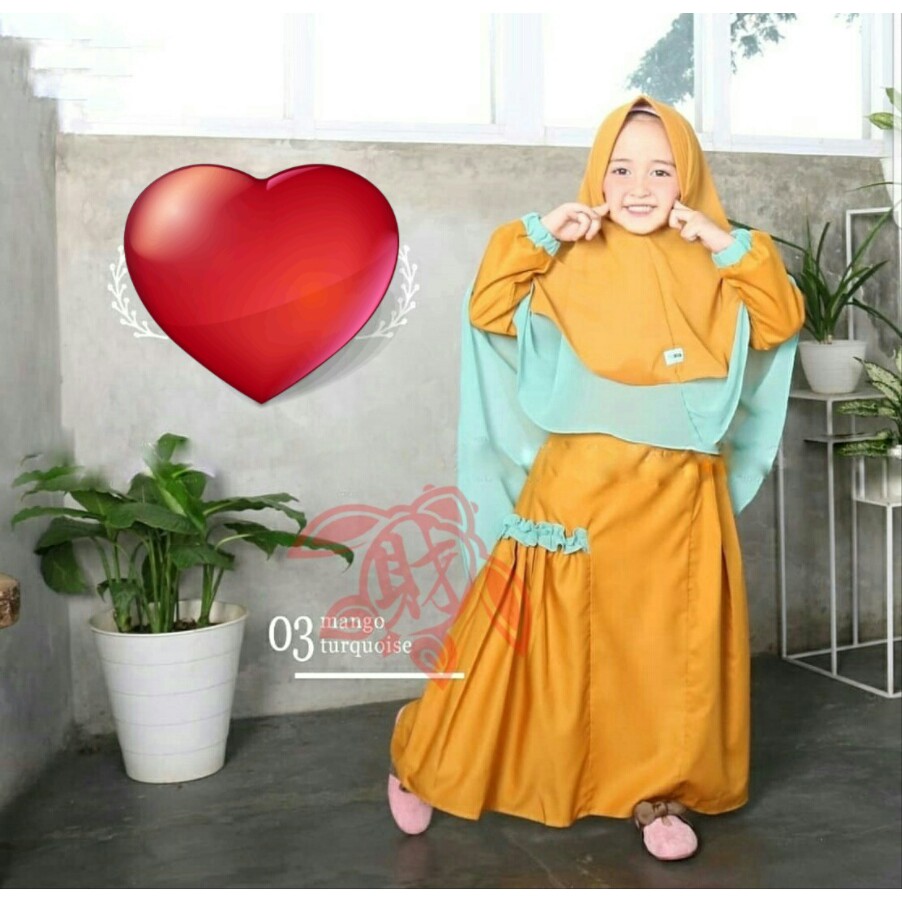 Dress Ilora - Pakaian Anak - Gamis Anak Perempuan Terbaru