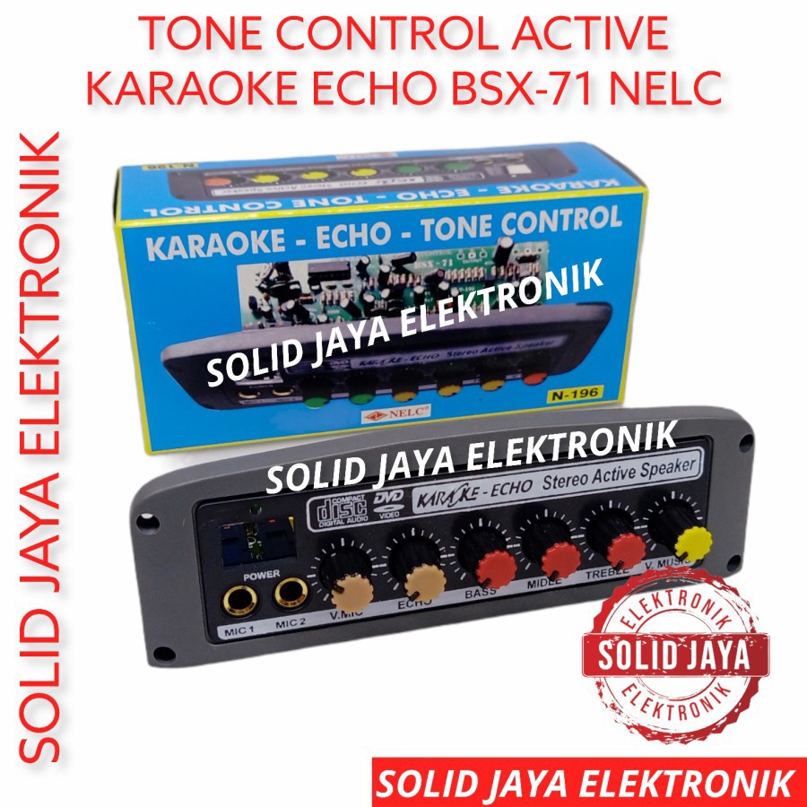 KIT TONE CONTROL AKTIF STEREO ECHO MIC PLUS PANEL - KIT TONE KONTROL ECHO BSX71 BSX-71 BSX 71 NELC