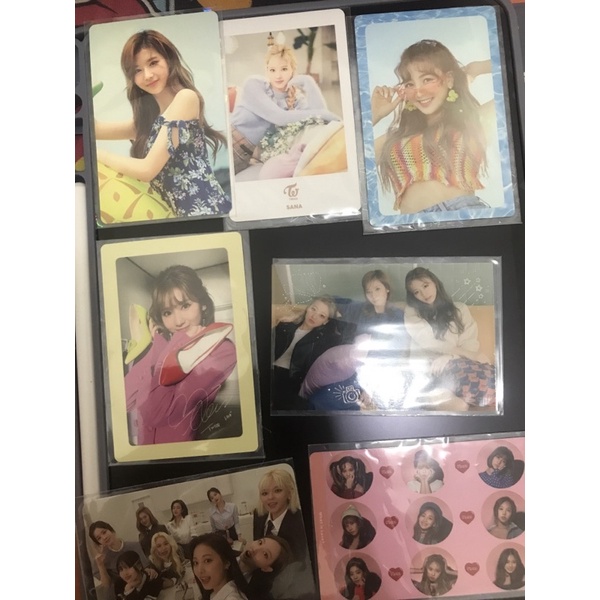 PC PHOTOCARD SANA JIHYO TZUYU GRUP TWICE