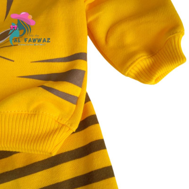 Setelan sweater bayi cat