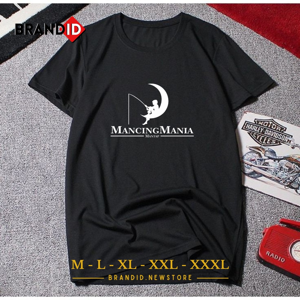 ID062 Baju Kaos Plesetan Kata Kata Lucu Pria T-Shirt Distro Laki Laki Dewasa Ori Motif Parodi Mancin
