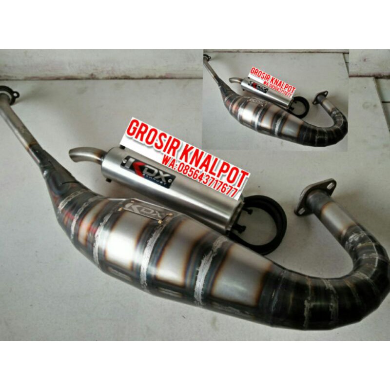 Knalpot KDX SE big volume OMR Standar porting COBRA & NonCobra ORIGINAL Jogja Yogyakarta kawasaki Ni