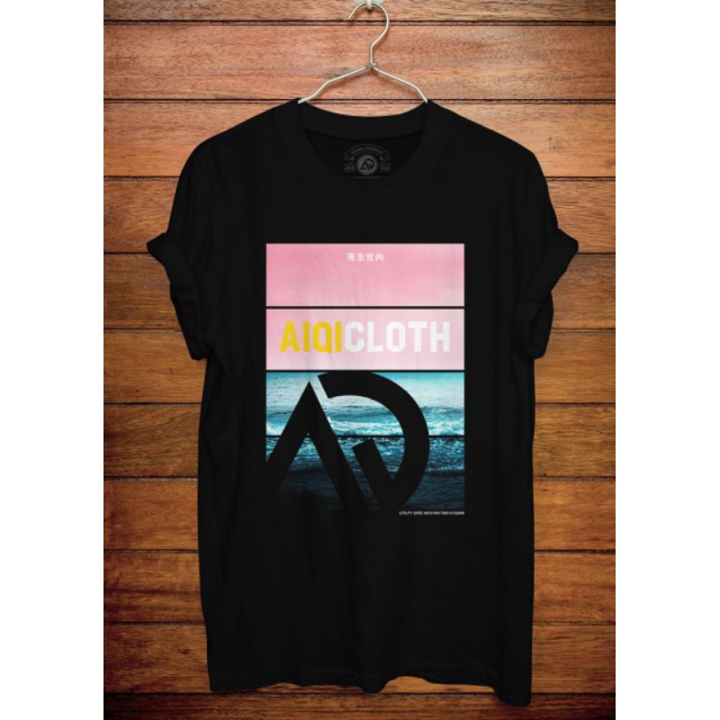 Kaos distro ORIGINAL 30s/ AIQI /Distro bandung