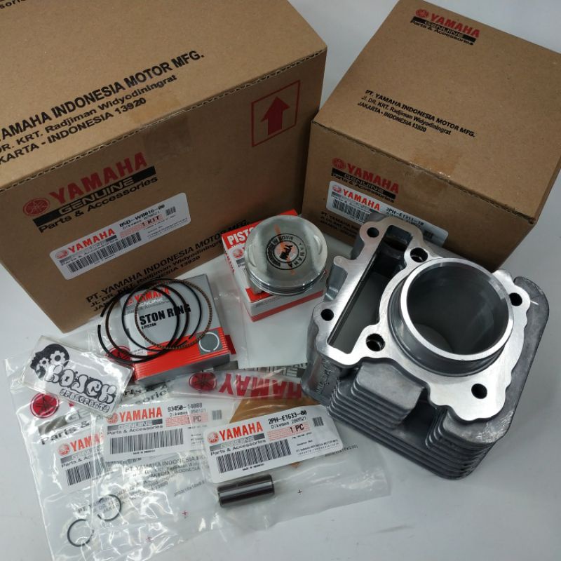 blok seher free go Gear X-Ride 125 Original asli ori yamaha cylinder block piston set