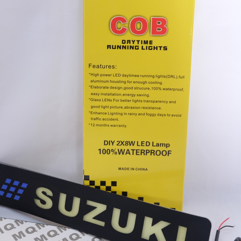 Emblem LED Karet Logo Suzuki No. 8