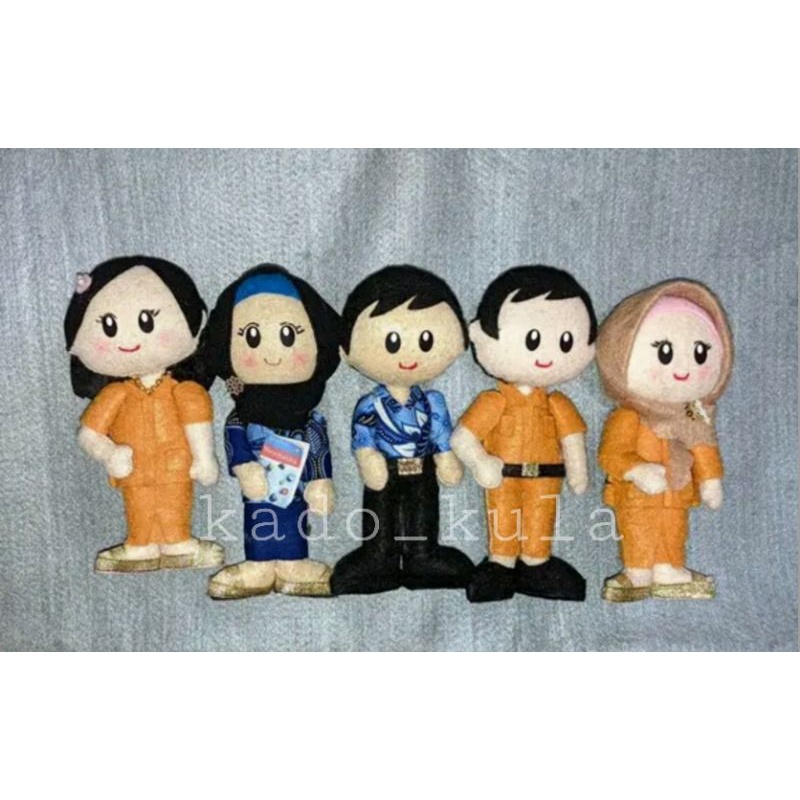 boneka profesi guru/kado guru/kado hari guru