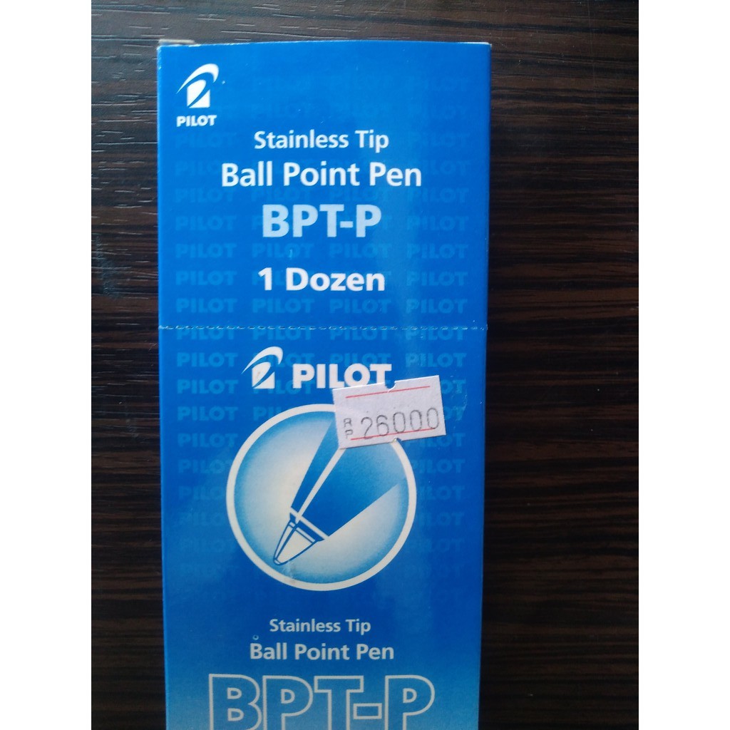 

pulpen ballpoint pen pilot hitam biru BPT-P