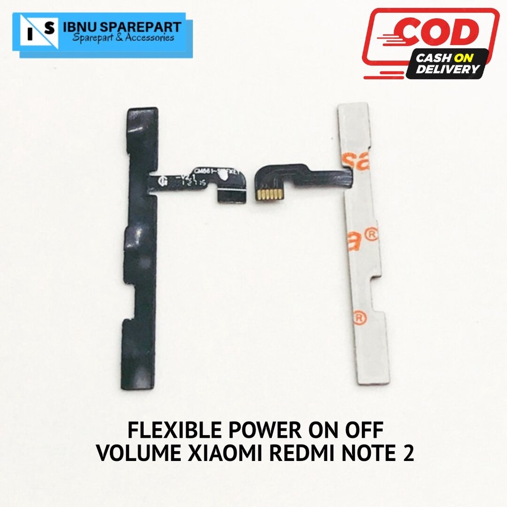 FLEXIBLE FLEXIBEL FLEKSIBEL ON OFF VOLUME XIAOMI REDMI NOTE 2