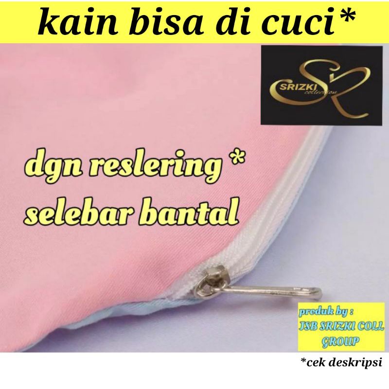Bantal hamil dan menyusui nyaman empuk 2 sisi tebal pakai RESLETING | solusi tidur untuk ibu hamil anti pegal &amp; sakit pinggang selama masa kehamilan | bantal bisa di pakai untuk ibu menyusui | maternity pillow jumbo premium