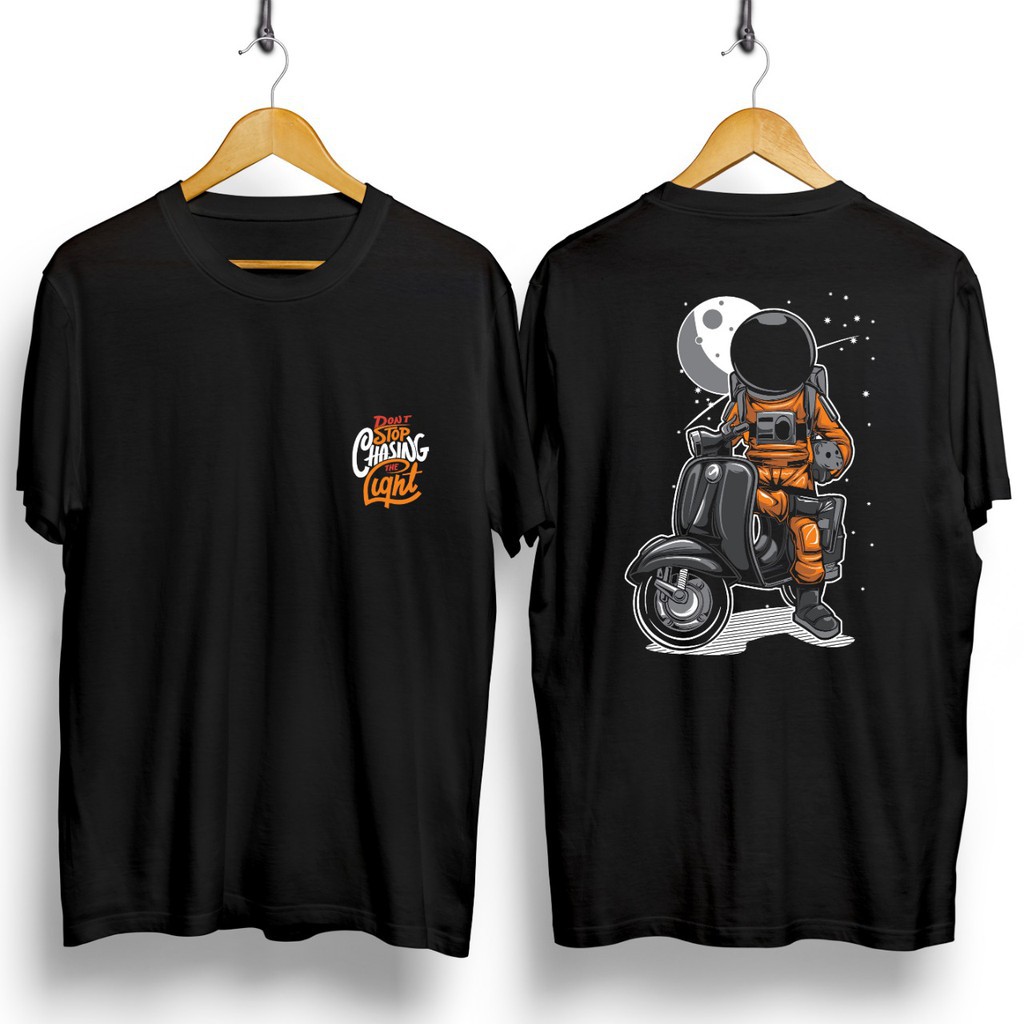 Kaos murah Kaos distro murah baju  distro pria t-shirt murah combed30s chasing astro navy