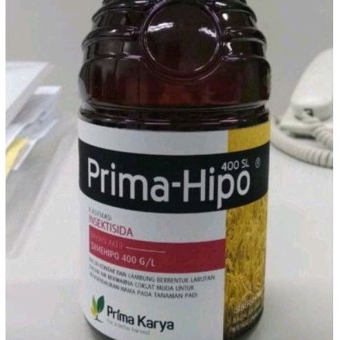 Prima-Hipo 400 SL-1 Liter (insektisida) Pengendali penggerek Batang, Putih palsu &amp; Wereng