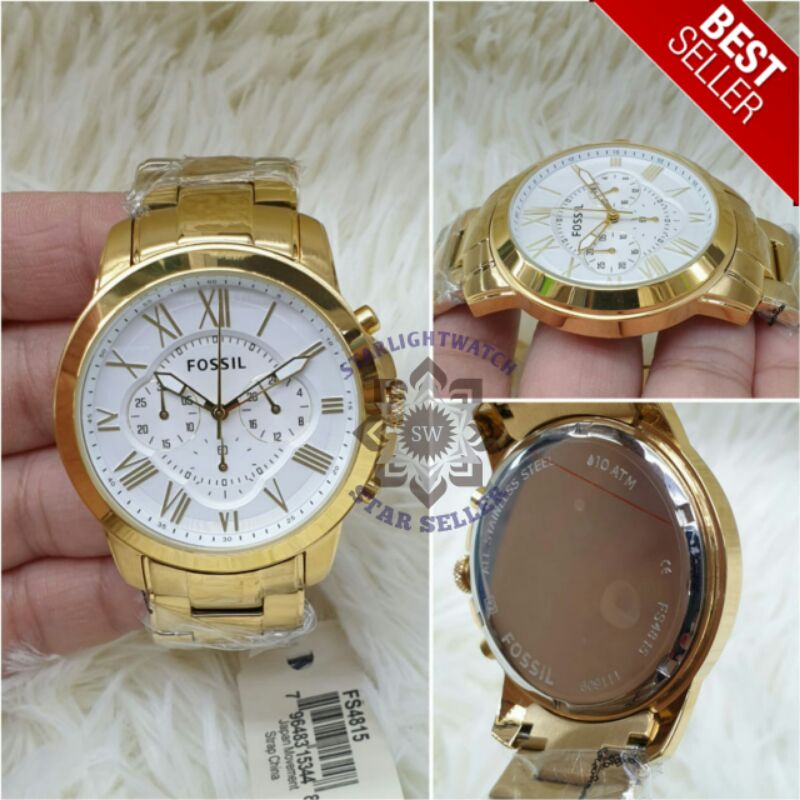 JAM TANGAN PRIA FOSSIL BATRE CRONO FULL STEEL KUALITAS ORIGINAL