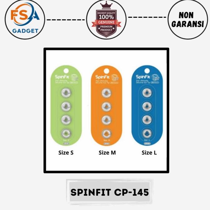 ,,,,,,,] Spinfit CP 145 Original Eartips Silicon 360 Rotation