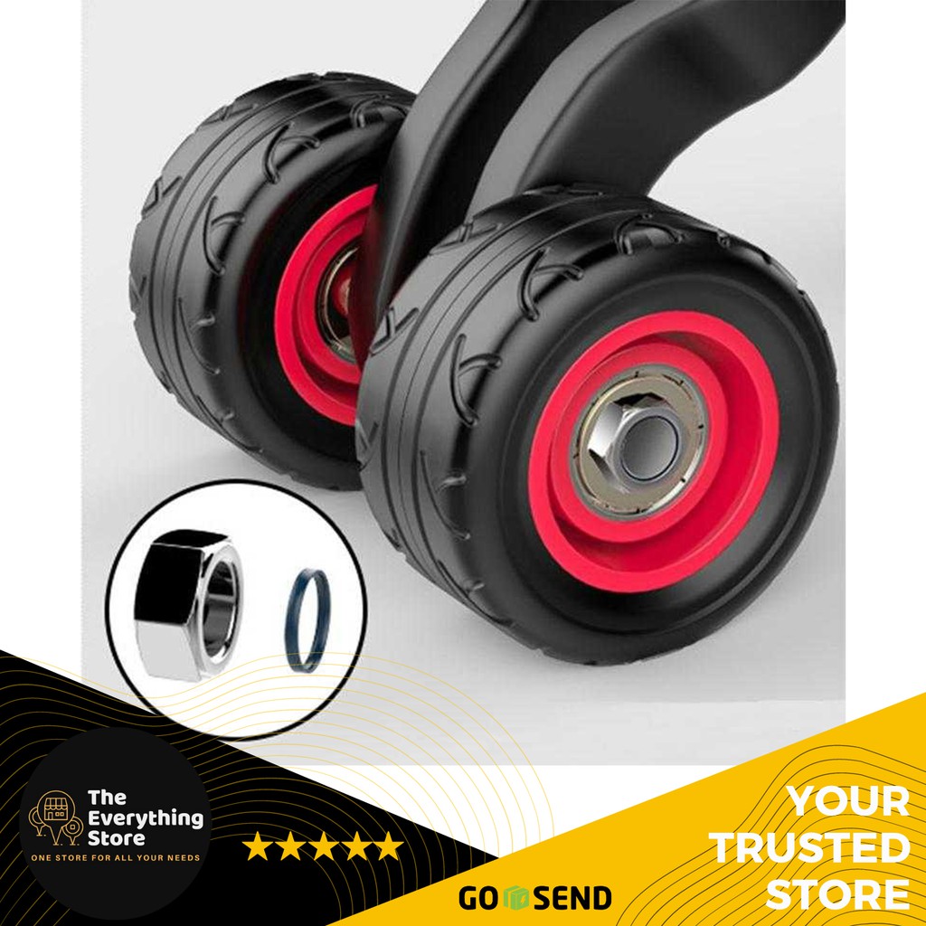 Roller Fitness Power Wheel Alat Abs Perut Sixpack / Abdominal Wheel