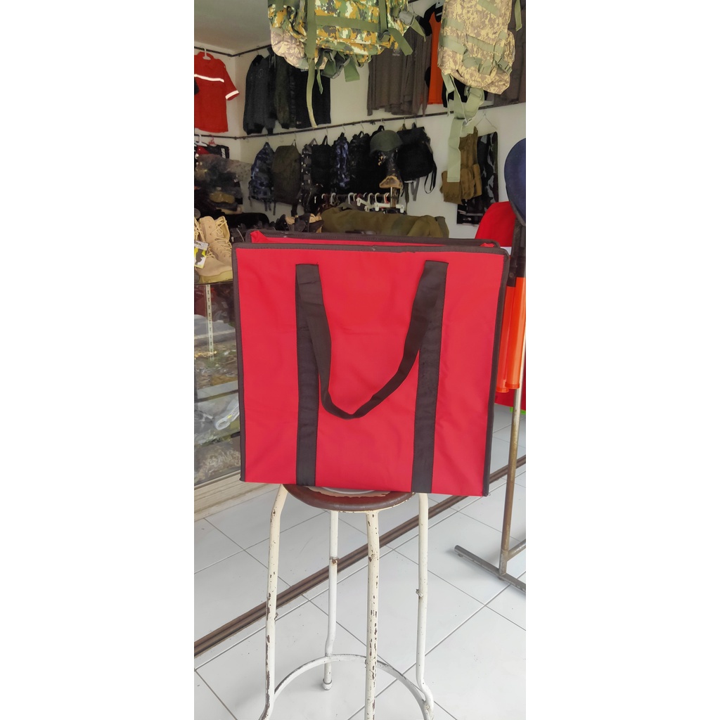 TAS BELANJA / TAS LAUNDRY / TAS KARUNG / TAS SERBAGUNA TERPAL TEBAL RESLETING BESAR GAMBAR POLOS