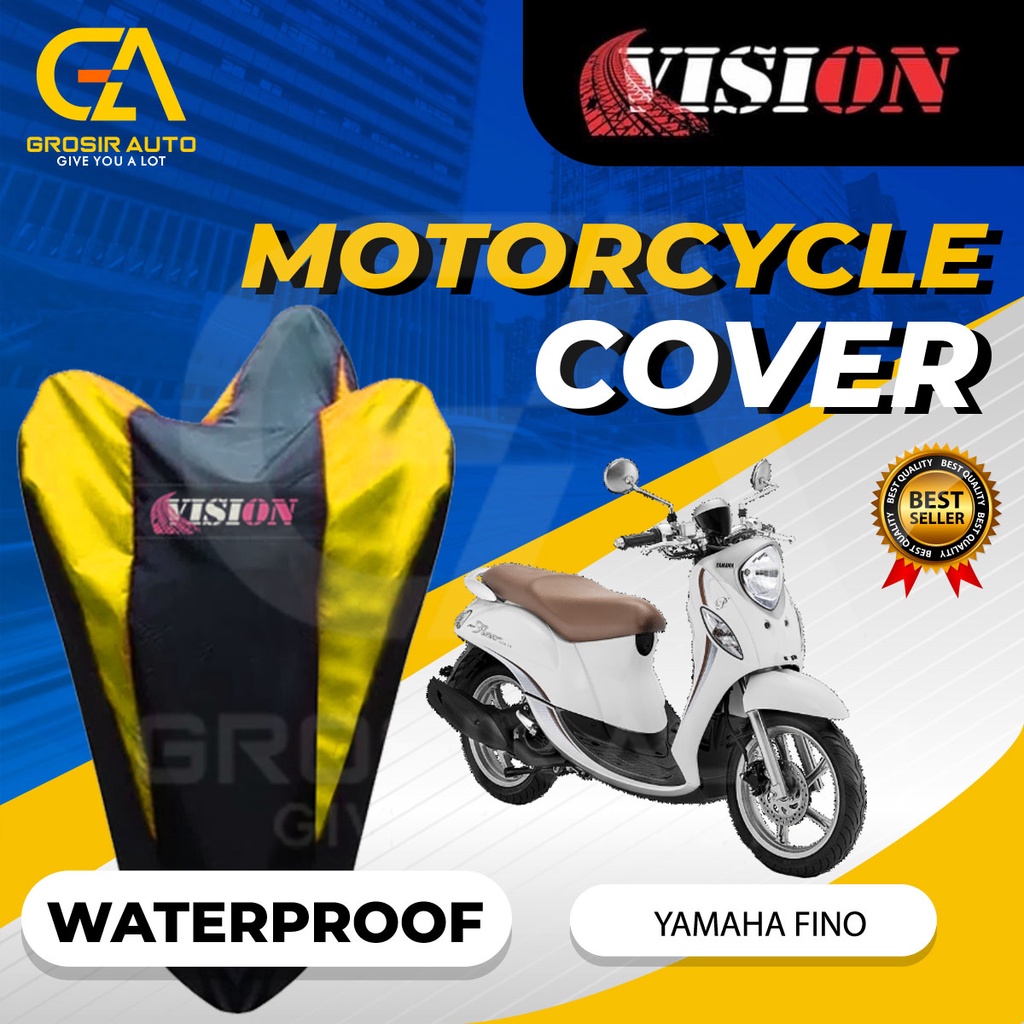 Sarung Motor FINO Antiair Vision / Cover Selimut Penutup Sarung Mantel Motor Vision